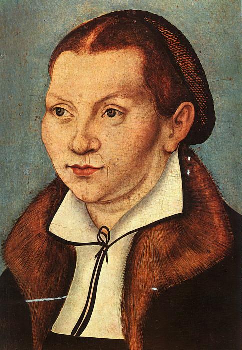 Lucas  Cranach Portrait of Katharina von Boyra oil painting picture